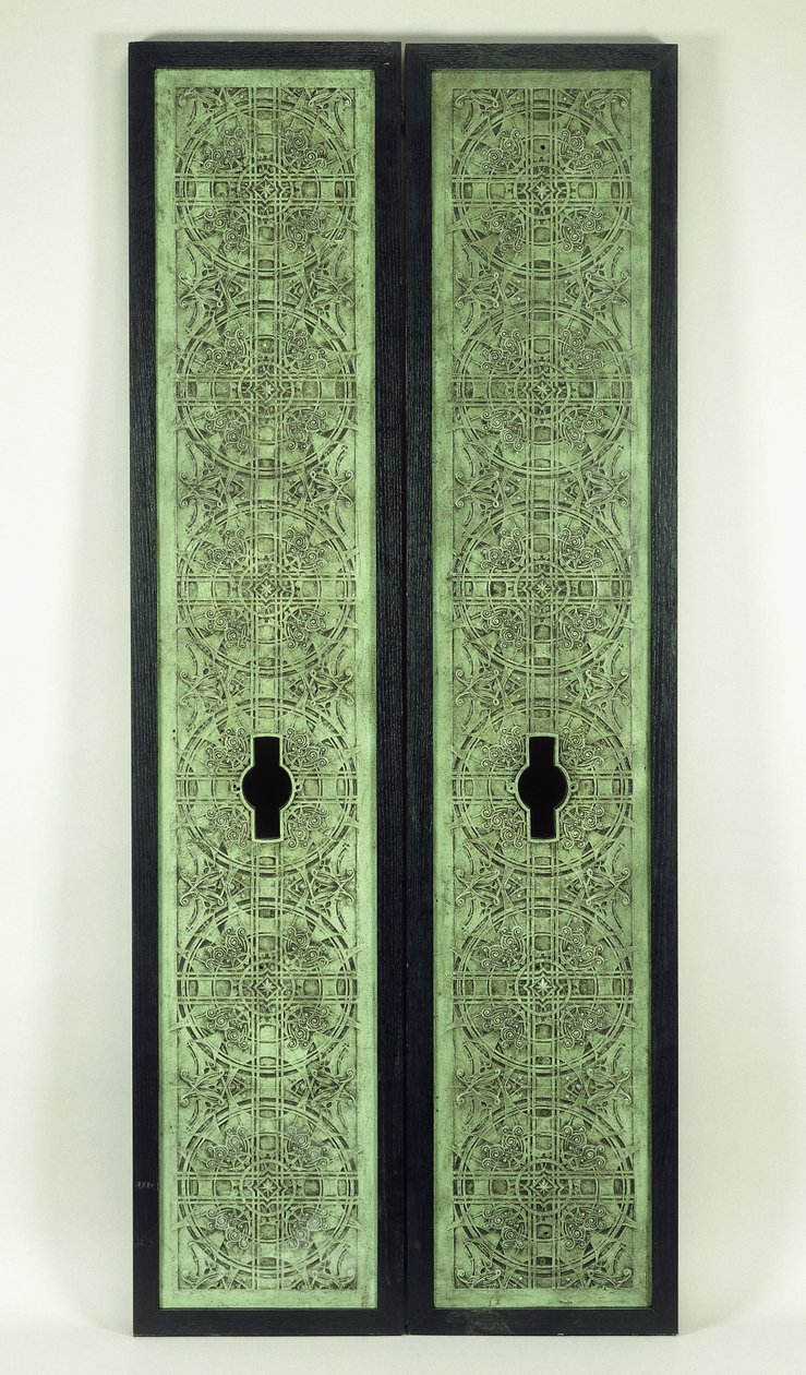 Two Elevator Panels by Dankmar Adler