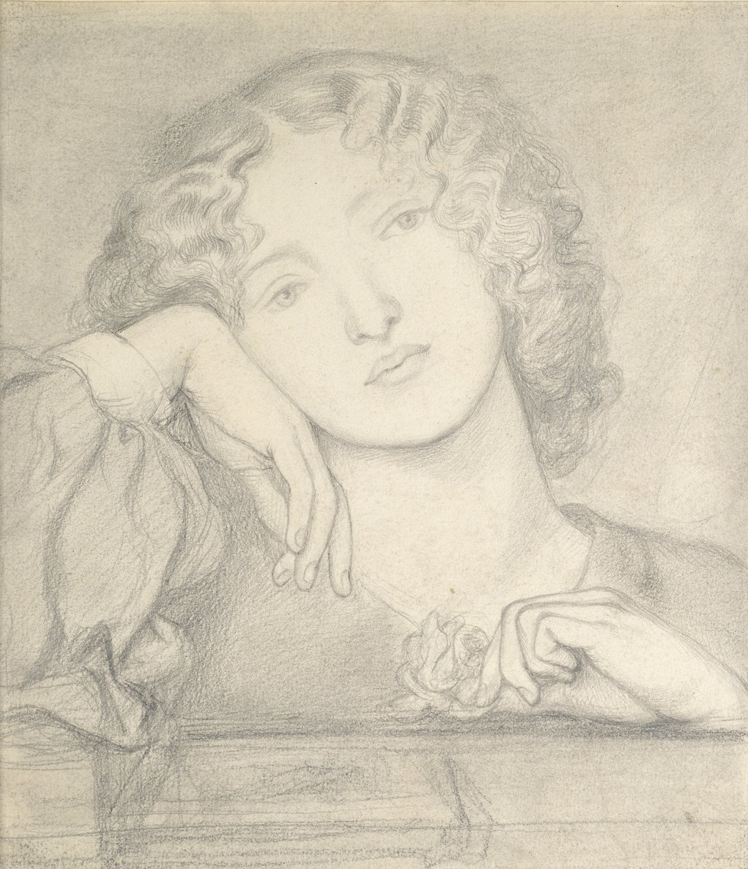 Monna Rosa, 19th century by Dante Gabriel Charles Rossetti