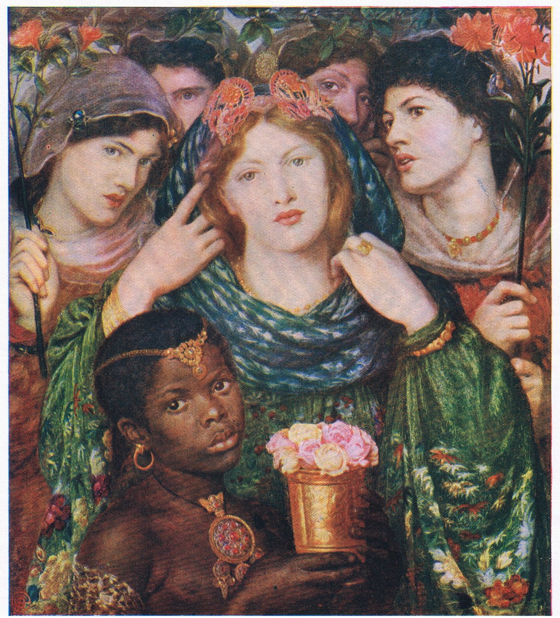 The Beloved, illustration from My Magazine (Arthur Mee), c.1920-30 by Dante Gabriel (after) Rossetti