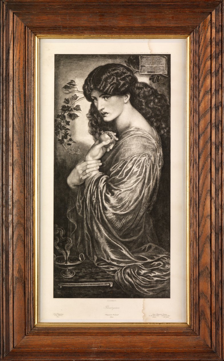 Proserpina by Dante Gabriel Charles Rossetti: Fine art print