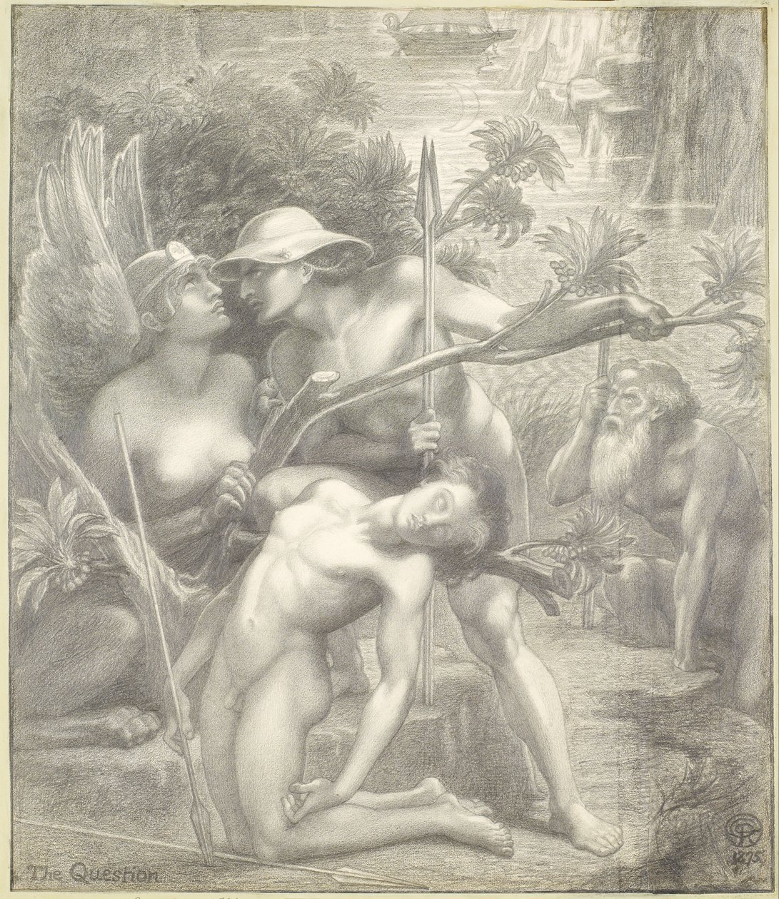 The Question, the Sphinx by Dante Gabriel Rossetti
