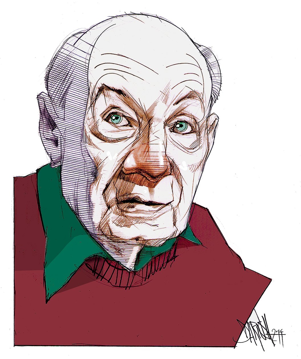 Gustave Thibon, 2014 by Dariush Radpour