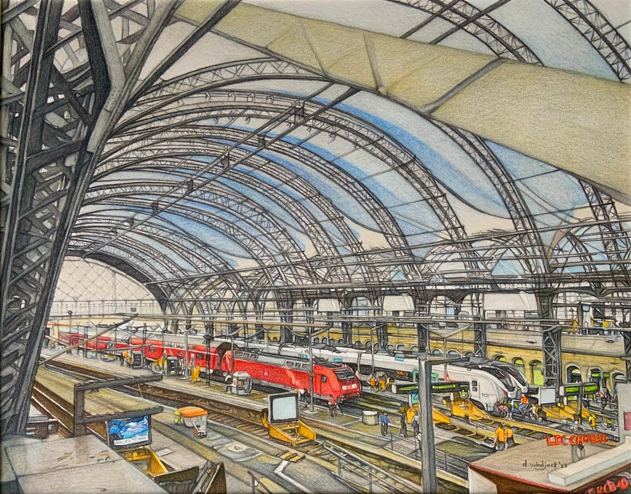 All Aboard!, 2023 by Darrell Windjack