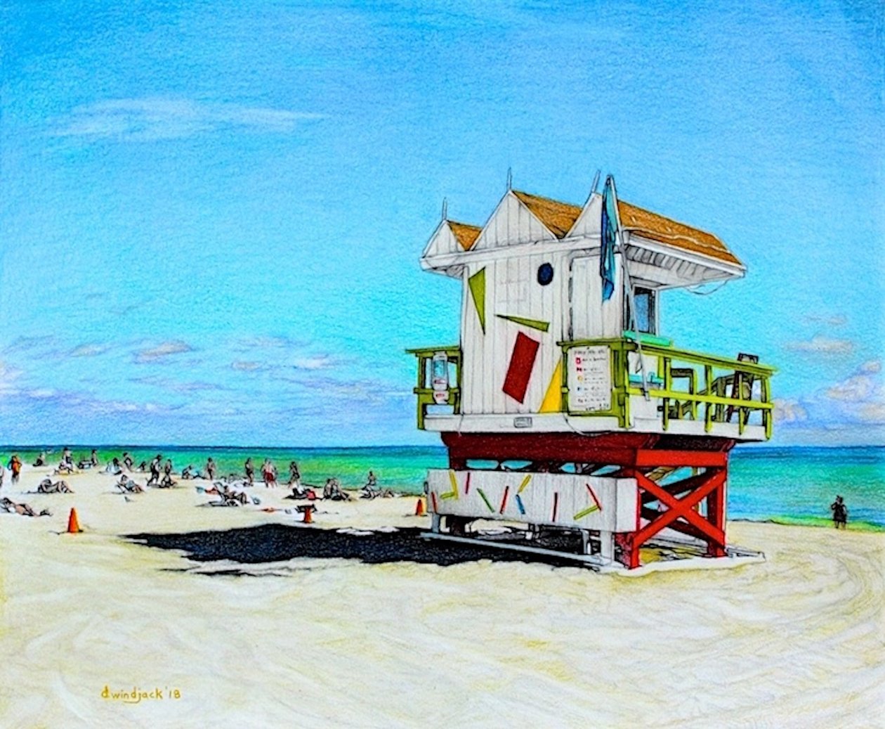 Sand Between My Toes, 2018 by Darrell Windjack