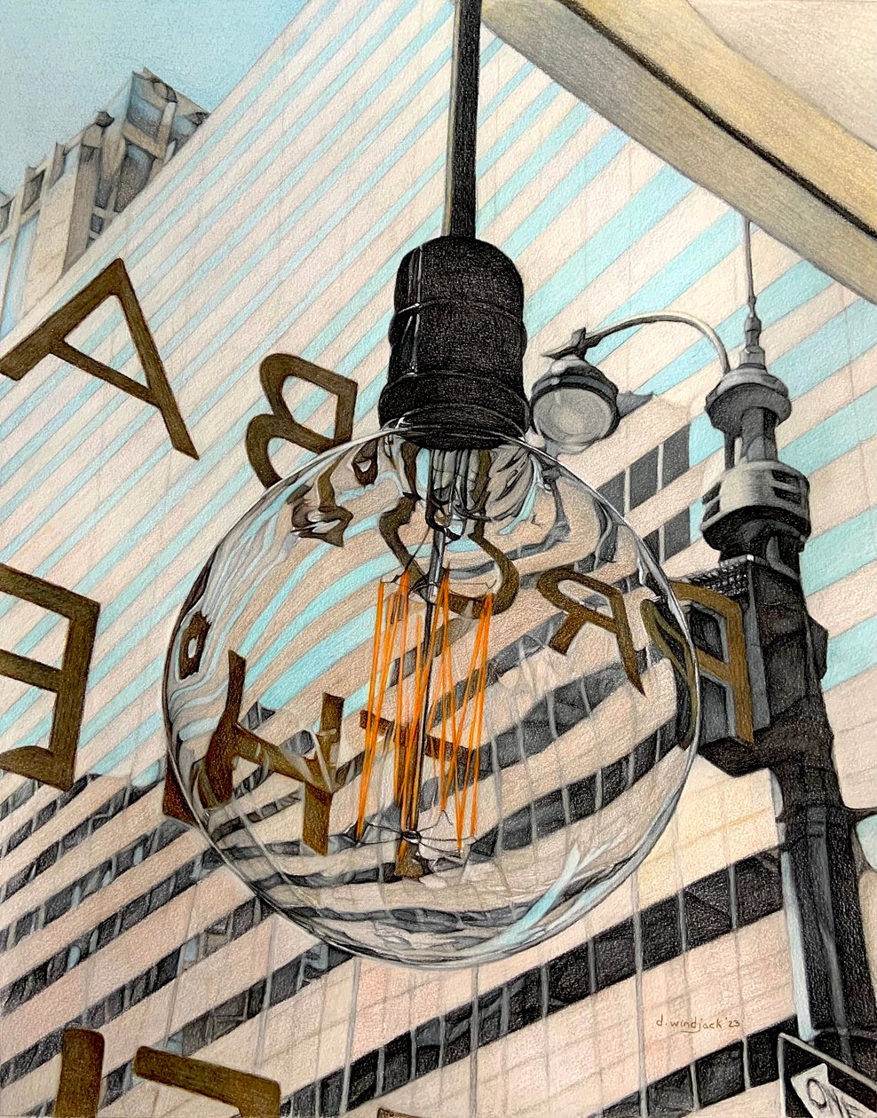 Through a Glass Brightly, 2023 by Darrell Windjack