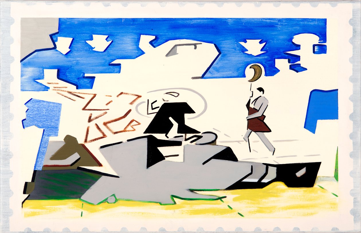 Charles and Di (Landscape), 2019 by Darren Coffield