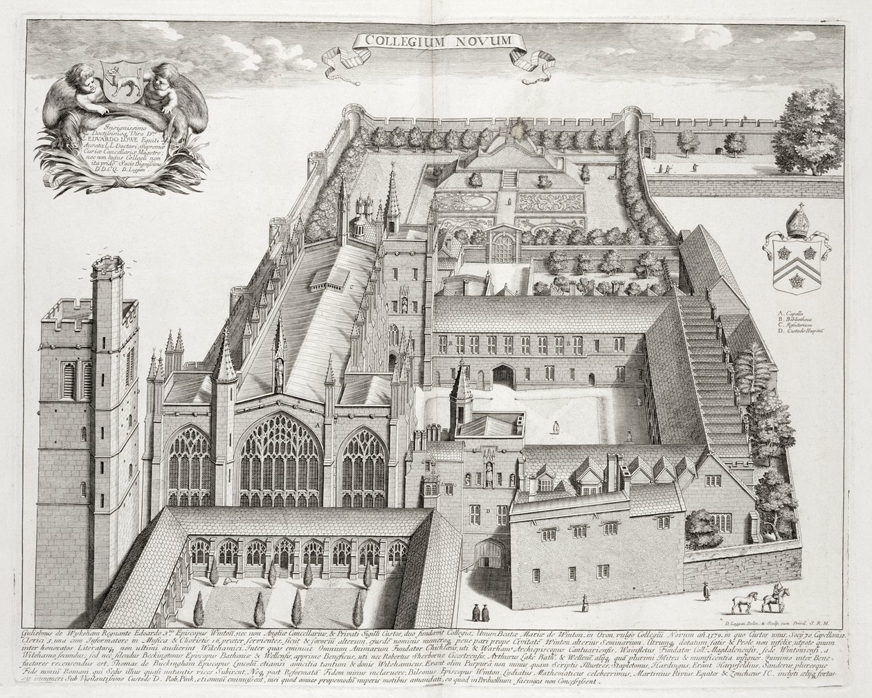 New College, Oxford, from 