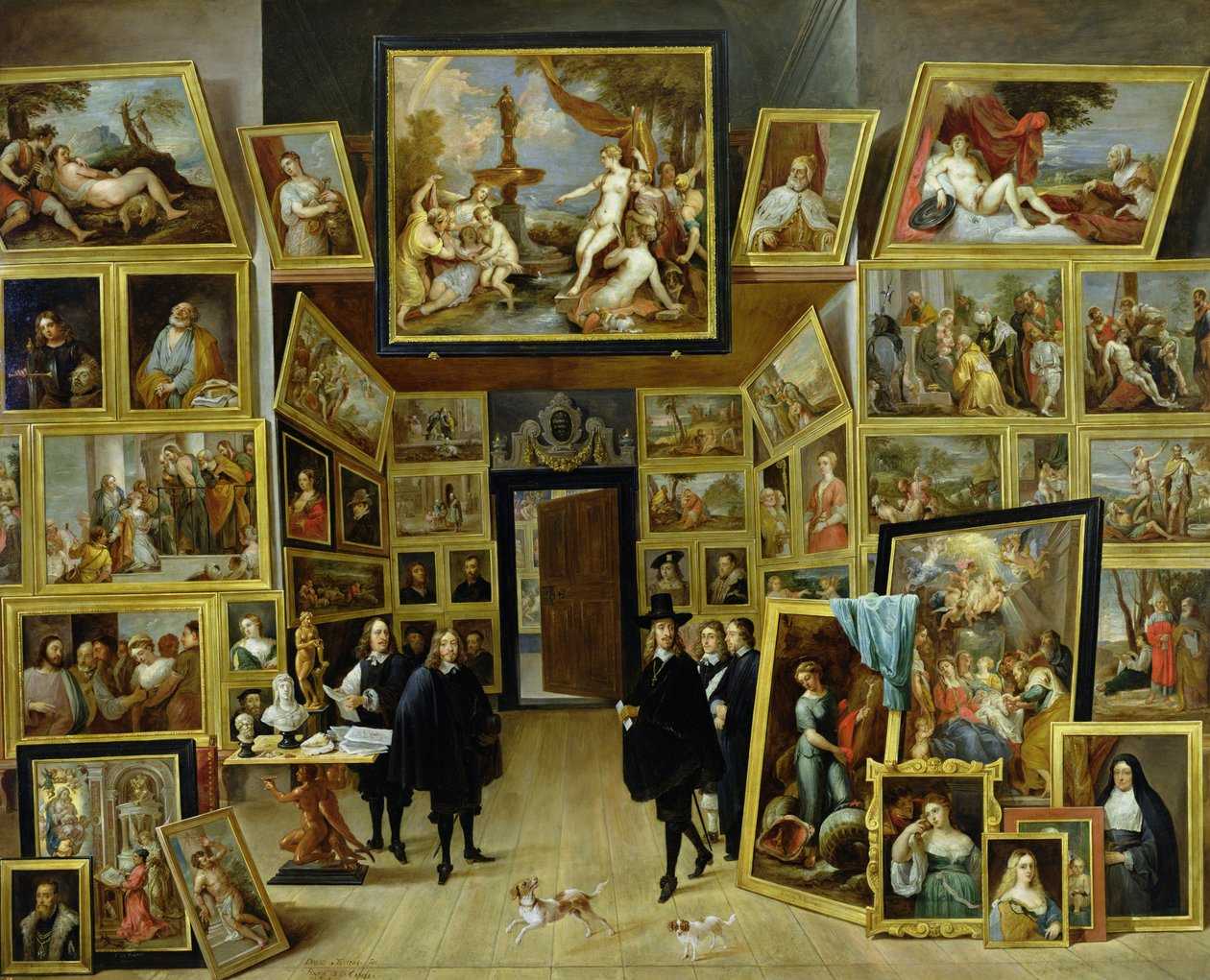 Archduke Leopold Wilhelm in his Picture Gallery by David Teniers the Younger