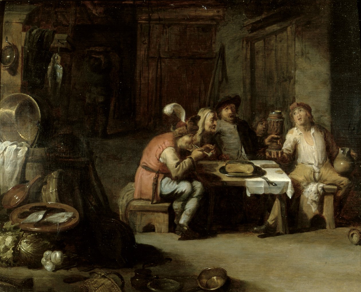 Interior of an Alehouse, c.1630s by David Teniers the Younger