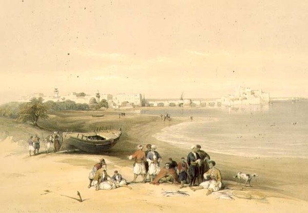 Sarda, ancient Sidon, April 28th 1839 by David (after) Roberts