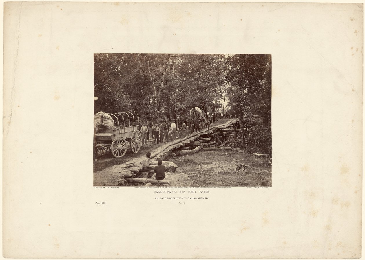 Military Bridge over the Chickahominy by David B. Woodbury