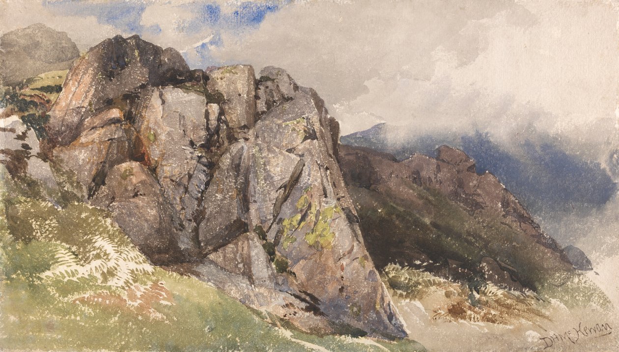 Mountain Rocks by David Hall McKewan: Buy fine art print