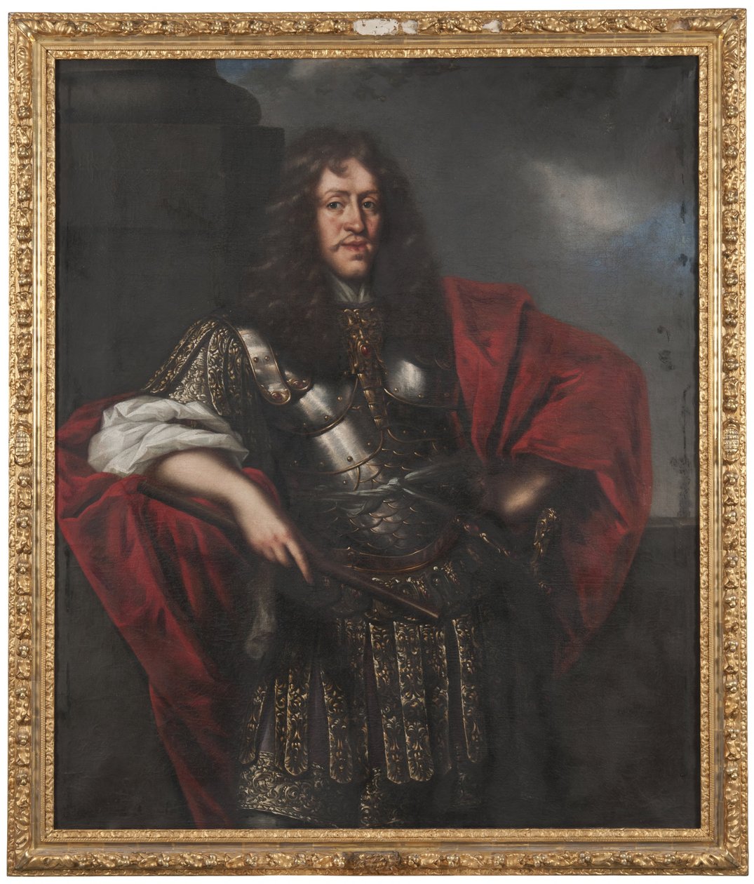 Adolf Johan (1629-1689), Count Palatine of Zweibrücken, Duke of Stegeborg, Married to 1. Elsa Beata Brahe, 2. Elsa Elizabet Brahe by David Klöcker Ehrenstrahl