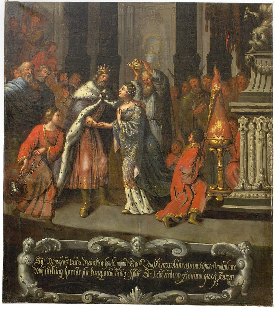 Disasagan "Sij! Wisdom underwärc af honom [...]" by David Klöcker Ehrenstrahl