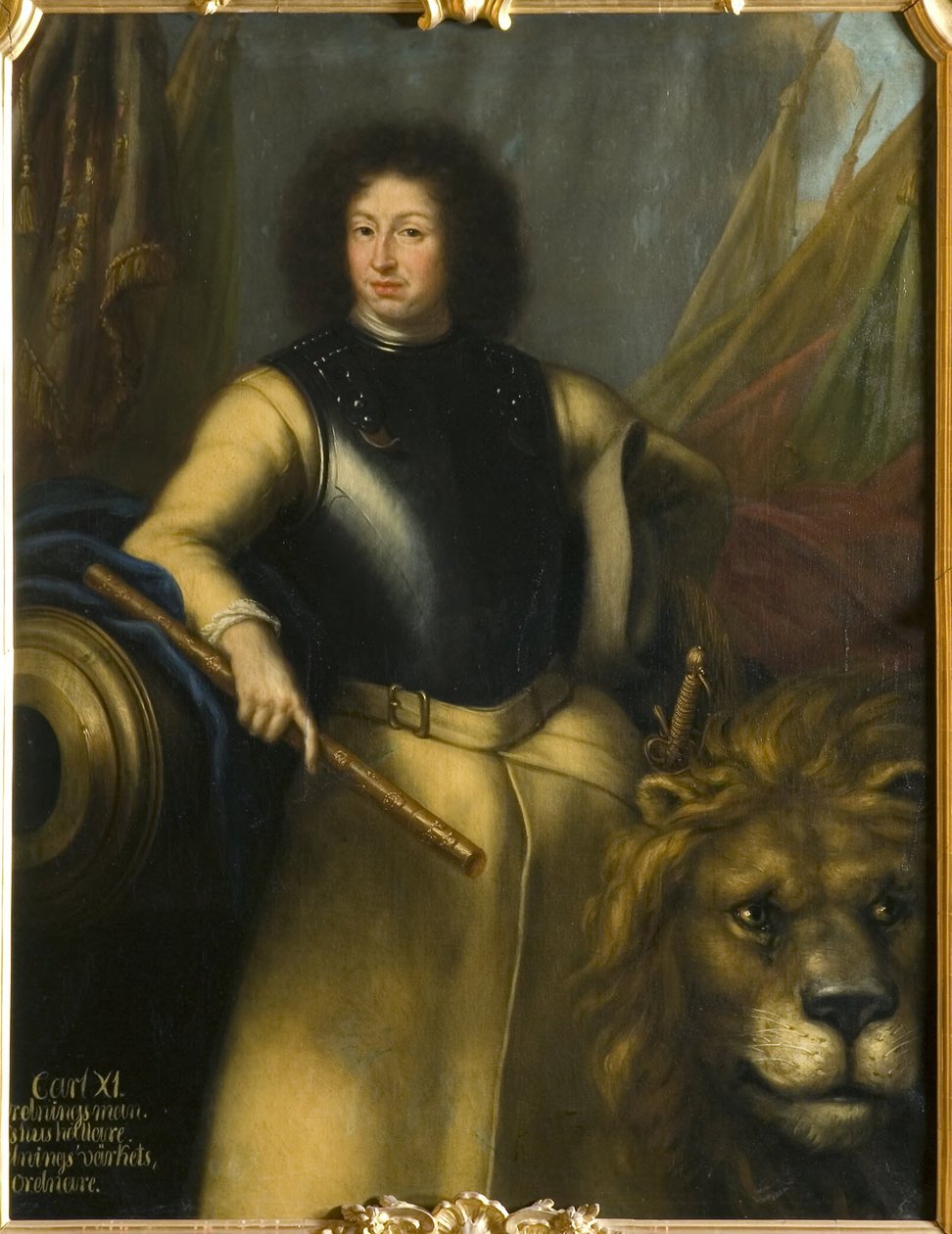 Karl XI, 1655-1697, King of Sweden, Count Palatine of Zweibrücken by David Klöcker Ehrenstrahl