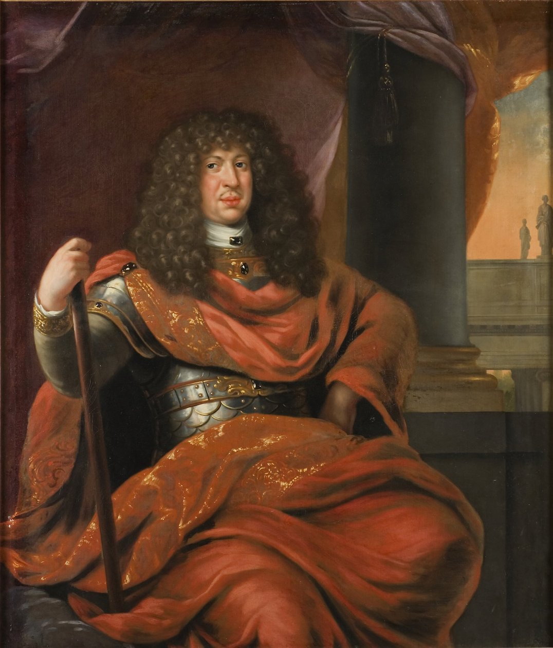 Christian Albert (1641-1694), Duke of Holstein-Gottorp, Married to Frederica Amalia of Denmark by David Klöcker Ehrenstrahl