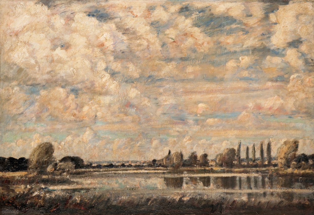 A River Scene by David Muirhead