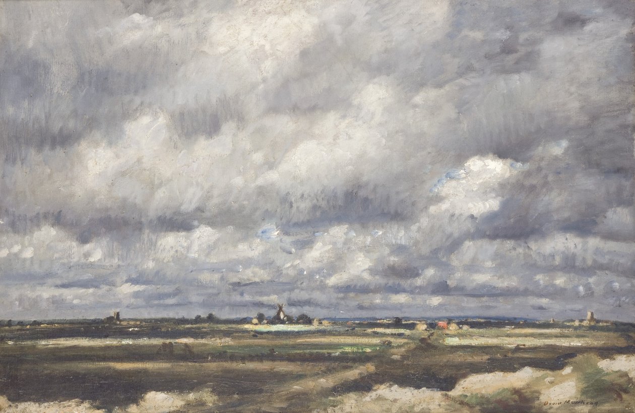 Storm Over Wide Country by David Muirhead: Fine art print