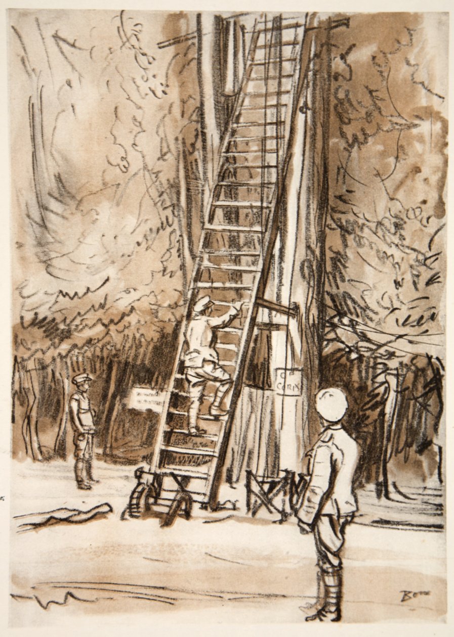 An Observation Post, illustration from 