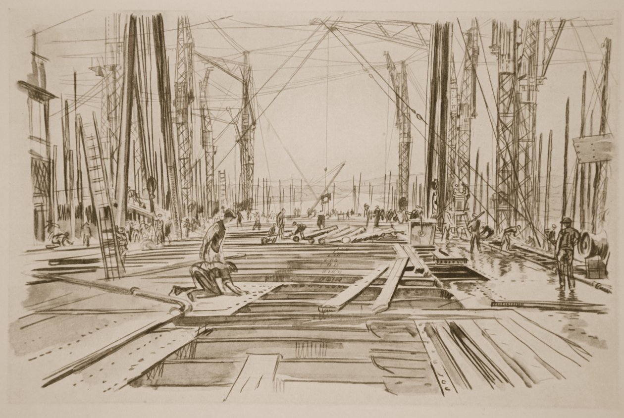 On the Deck of a Big Ship, Illustration from 