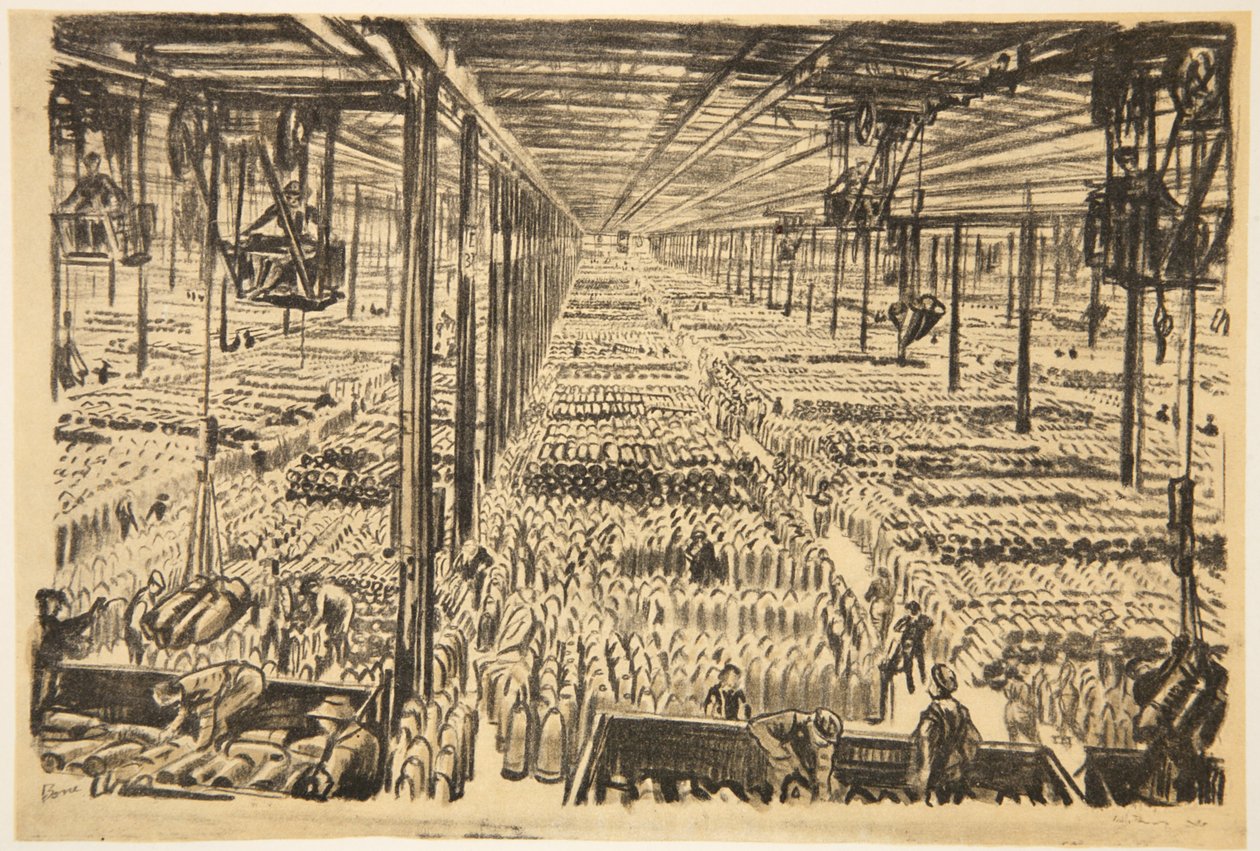 The hall of the million shells, illustration from 