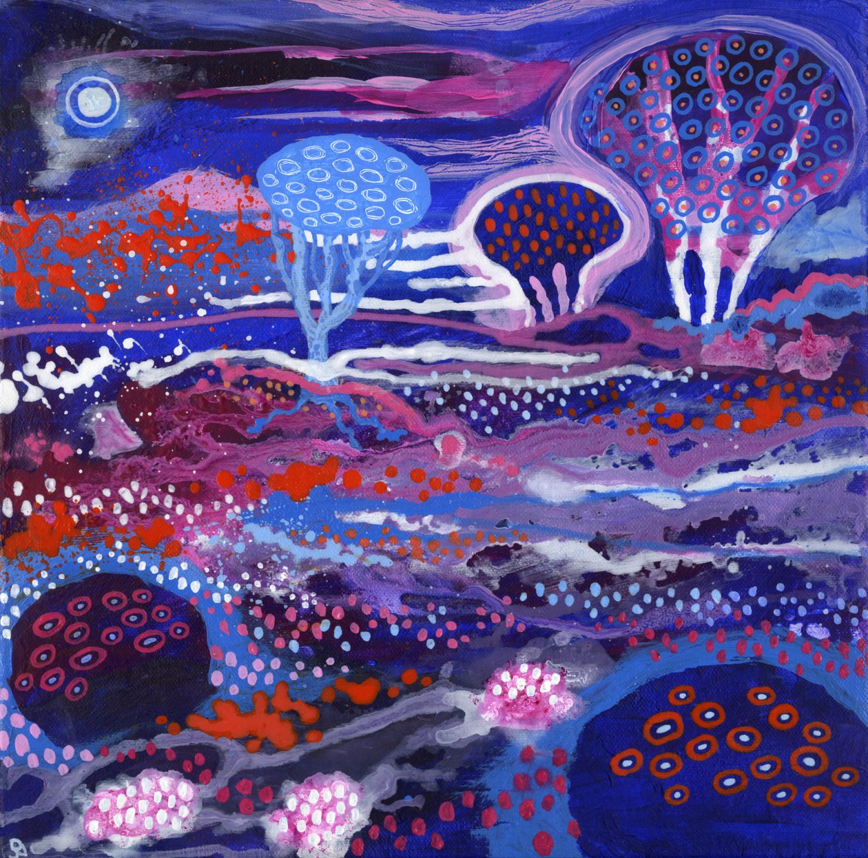 Cosmic Garden, 2017 by David Newton