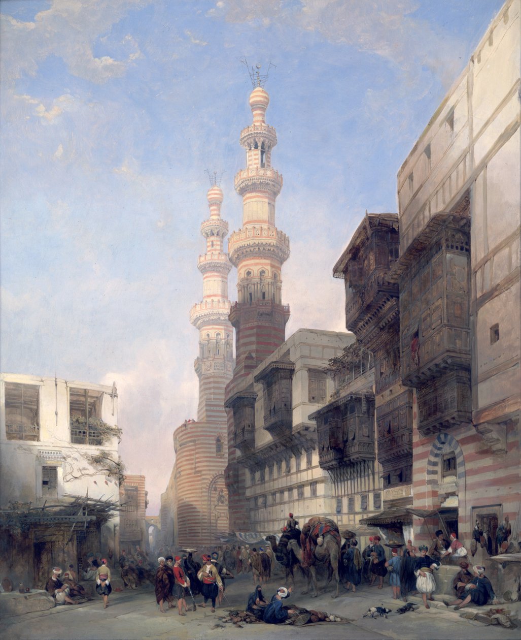 Cairo, the Gate of the Metwalys by David Roberts