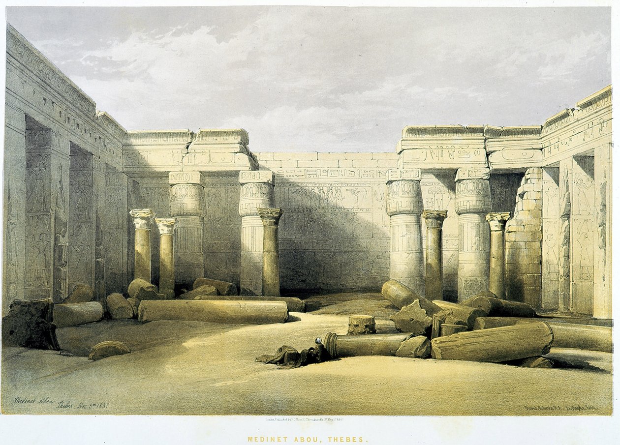 Medinet Abu, Thebes - in 