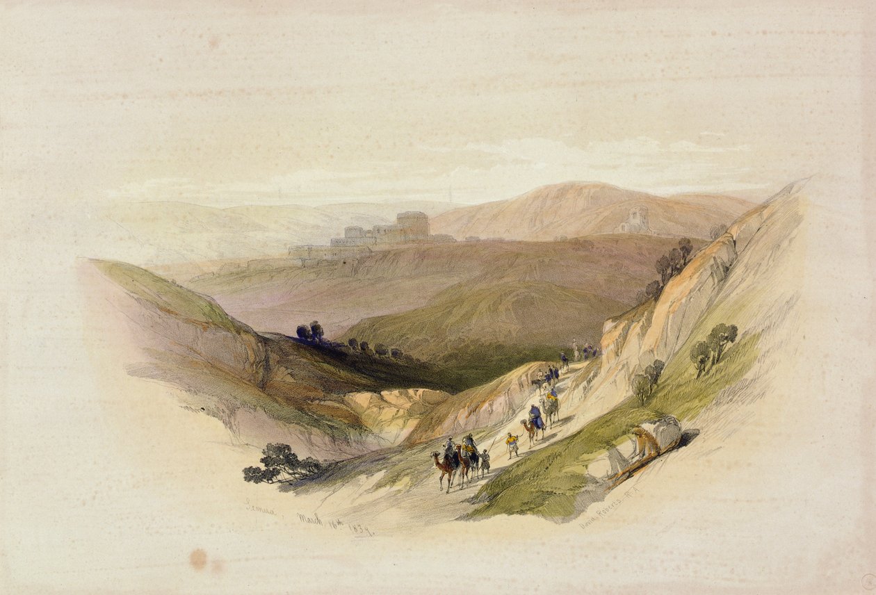 Ruins of Semua by David Roberts