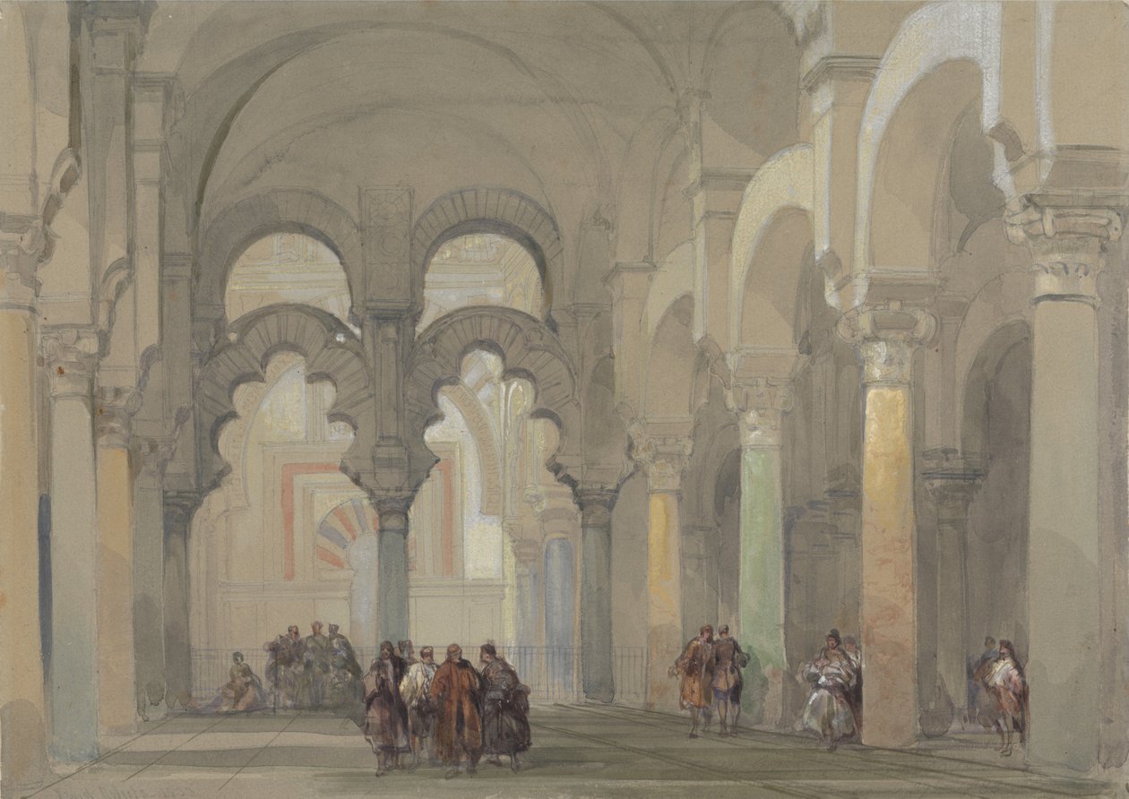 The Mosque at Cordova by David Roberts