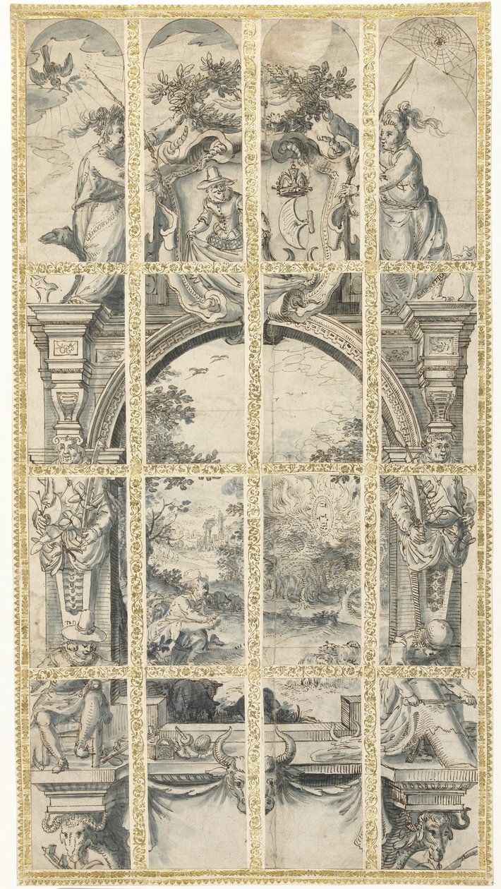 Moses and the Burning Bush by David Vinckboons (I)