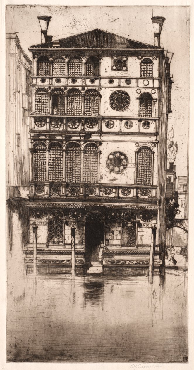 Palazzo Dario, Venice by David Young Cameron