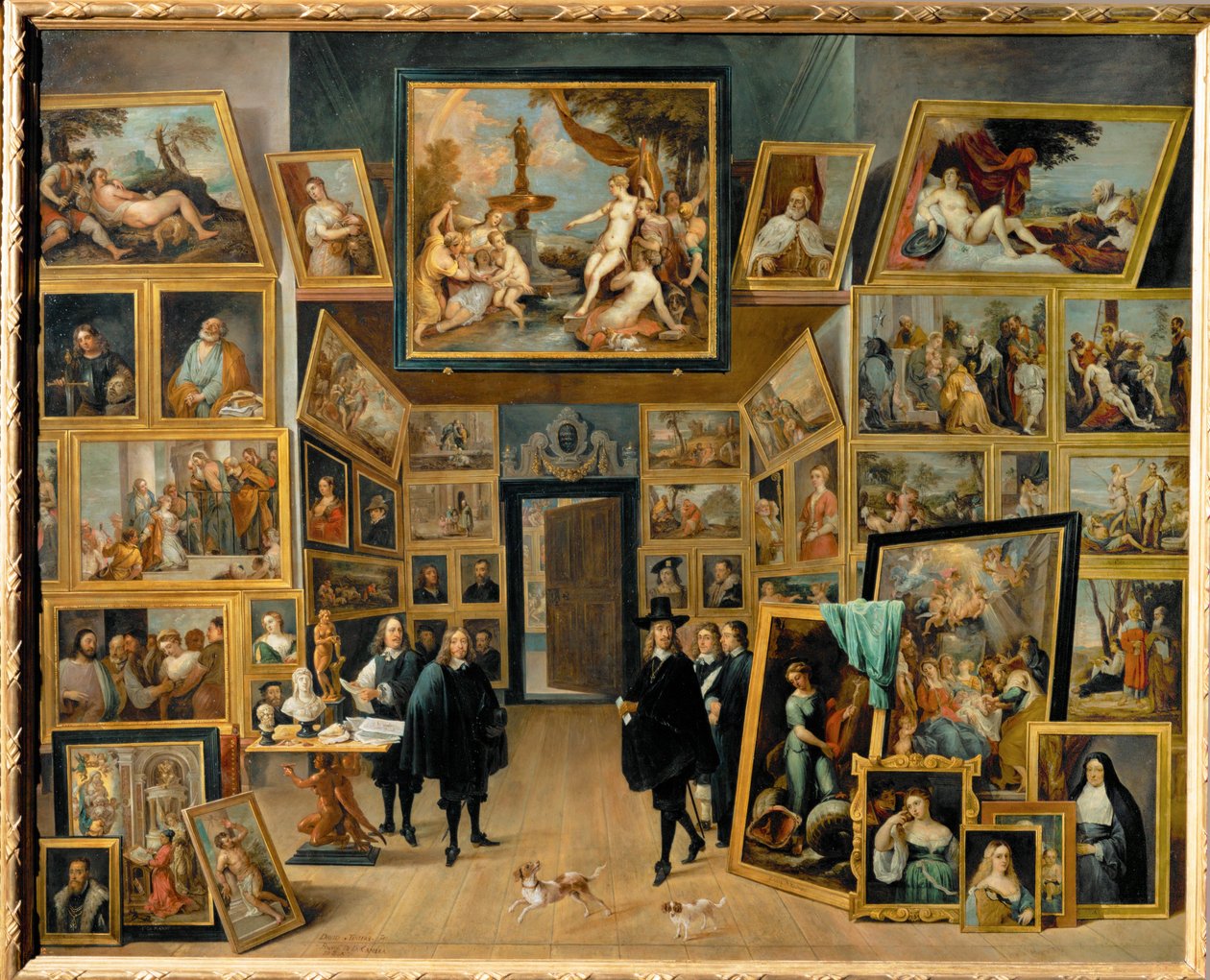 Archduke Leopold Wilhelm in His Picture Gallery in Brussels by David the Younger Teniers