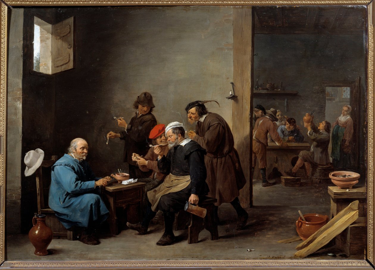 The Man with the White Hat by David Teniers the Younger