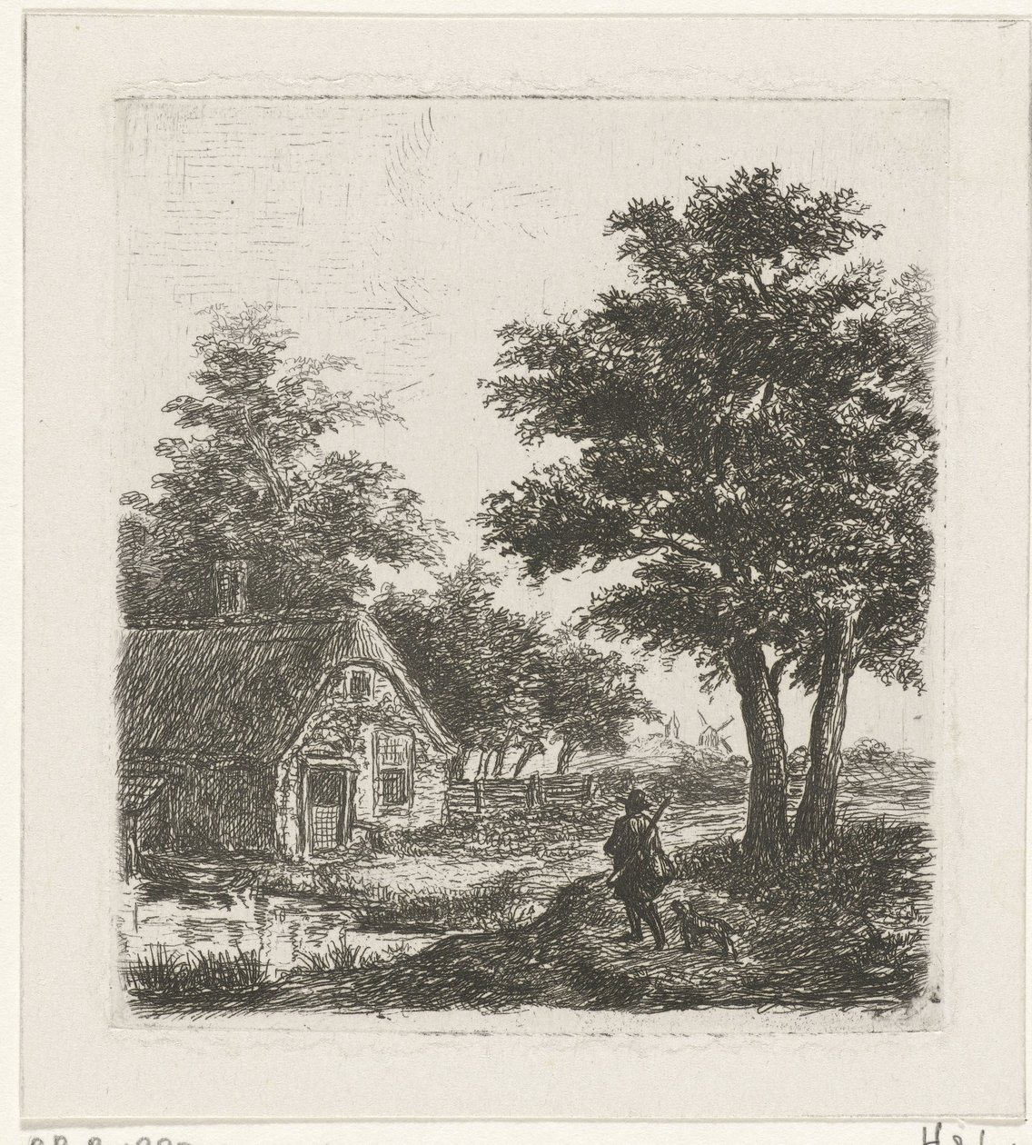 Hunter in a Landscape by David van der Kellen