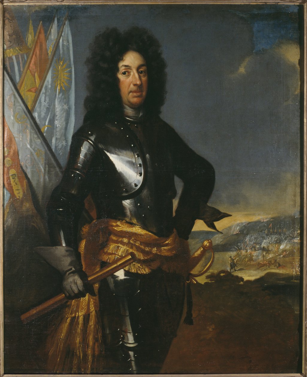 Portrait of Count Adam Ludvig Lewenhaupt (1659-1719) by David von Krafft