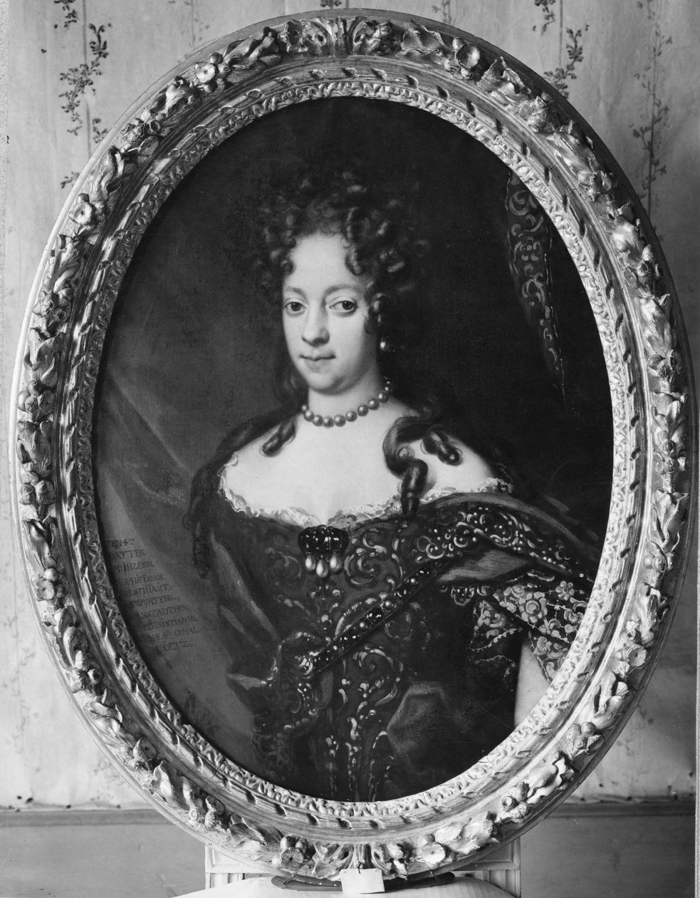 Sofia, 1662-1738, Princess of Mecklenburg-Güstrow Duchess of Württemberg-Bernstadt by David von Krafft