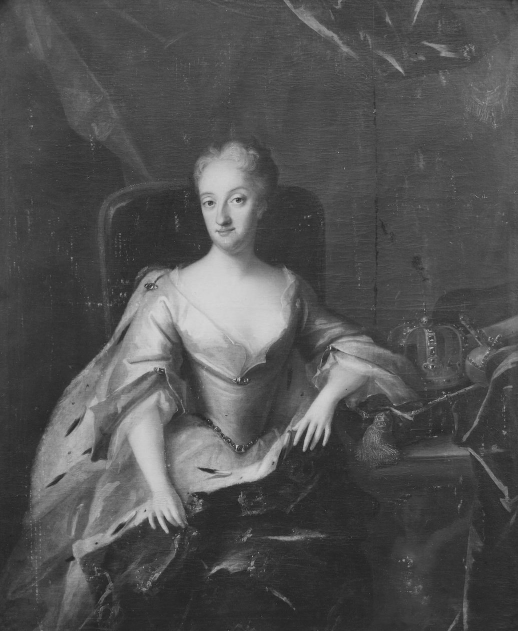Ulrika Eleonora the Younger, 1688-1741, Queen of Sweden by David von Krafft
