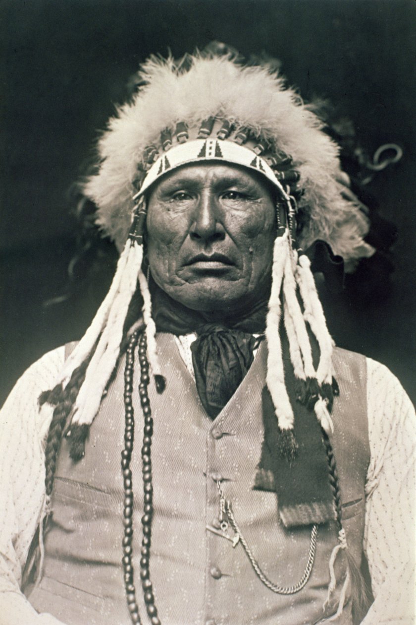 Wooden Leg, warrior of the Northern Cheyenne who fought in the Battle of Little Bighorn in 1876 by DeLancey W. Gill