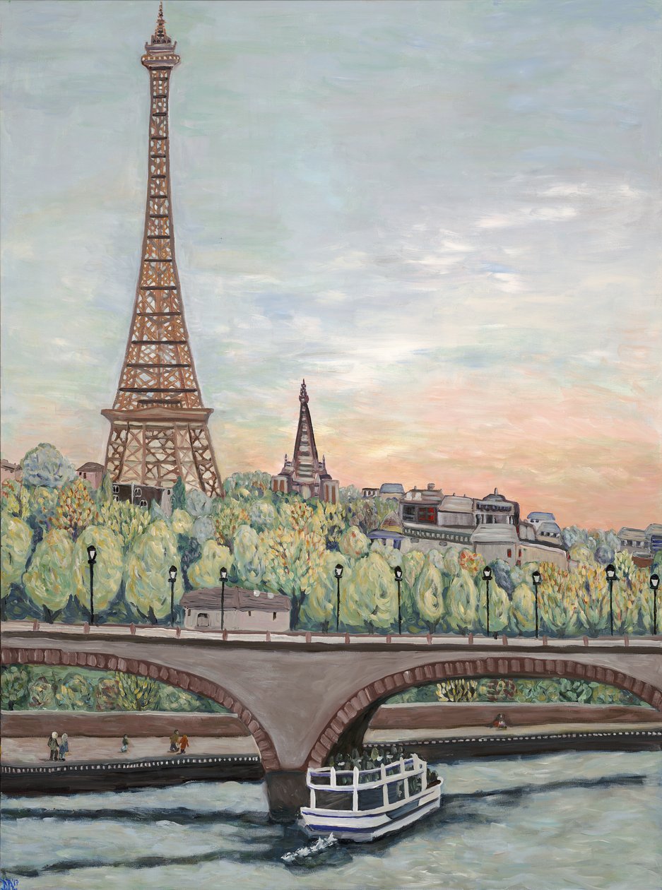 Eiffel Tower View, 2017 by Deborah Eve Alastra