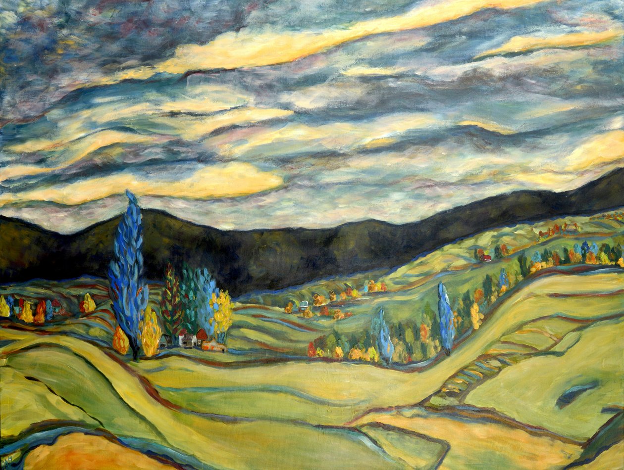 Fall Landscape, 2020 by Deborah Eve Alastra