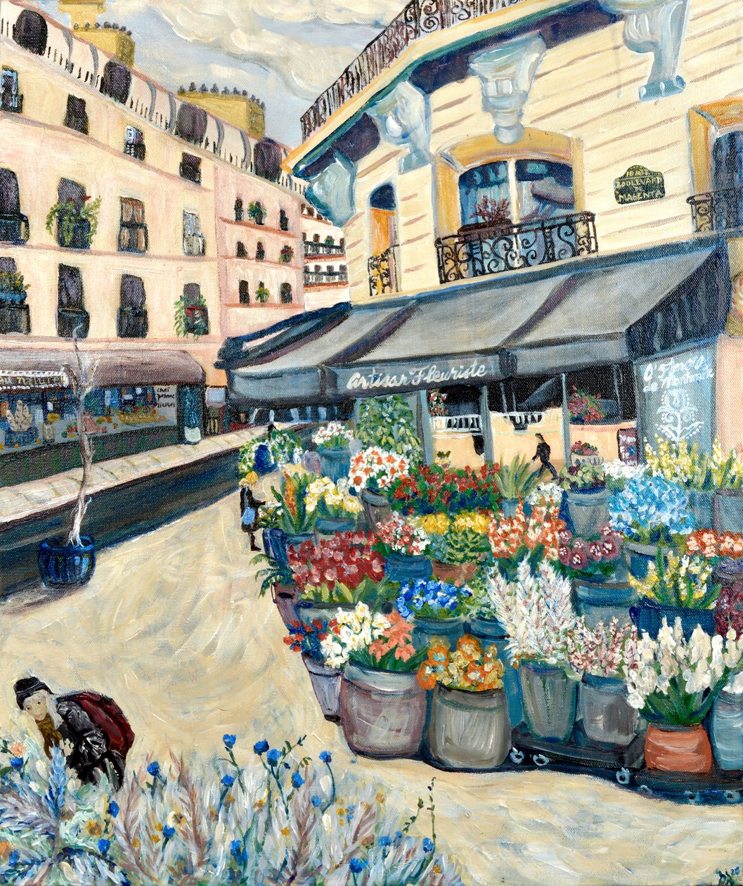 Flower Shopper, 2020 by Deborah Eve Alastra