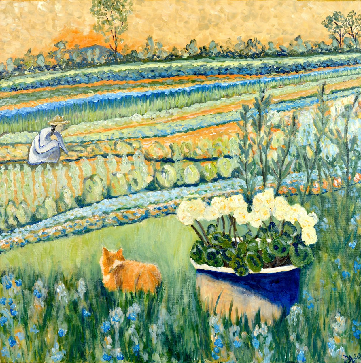 Sheltered in the Garden, 2021 by Deborah Eve Alastra