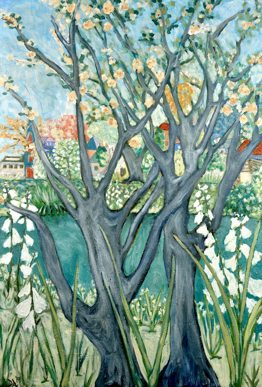 Spring Trees, 2012 by Deborah Eve Alastra