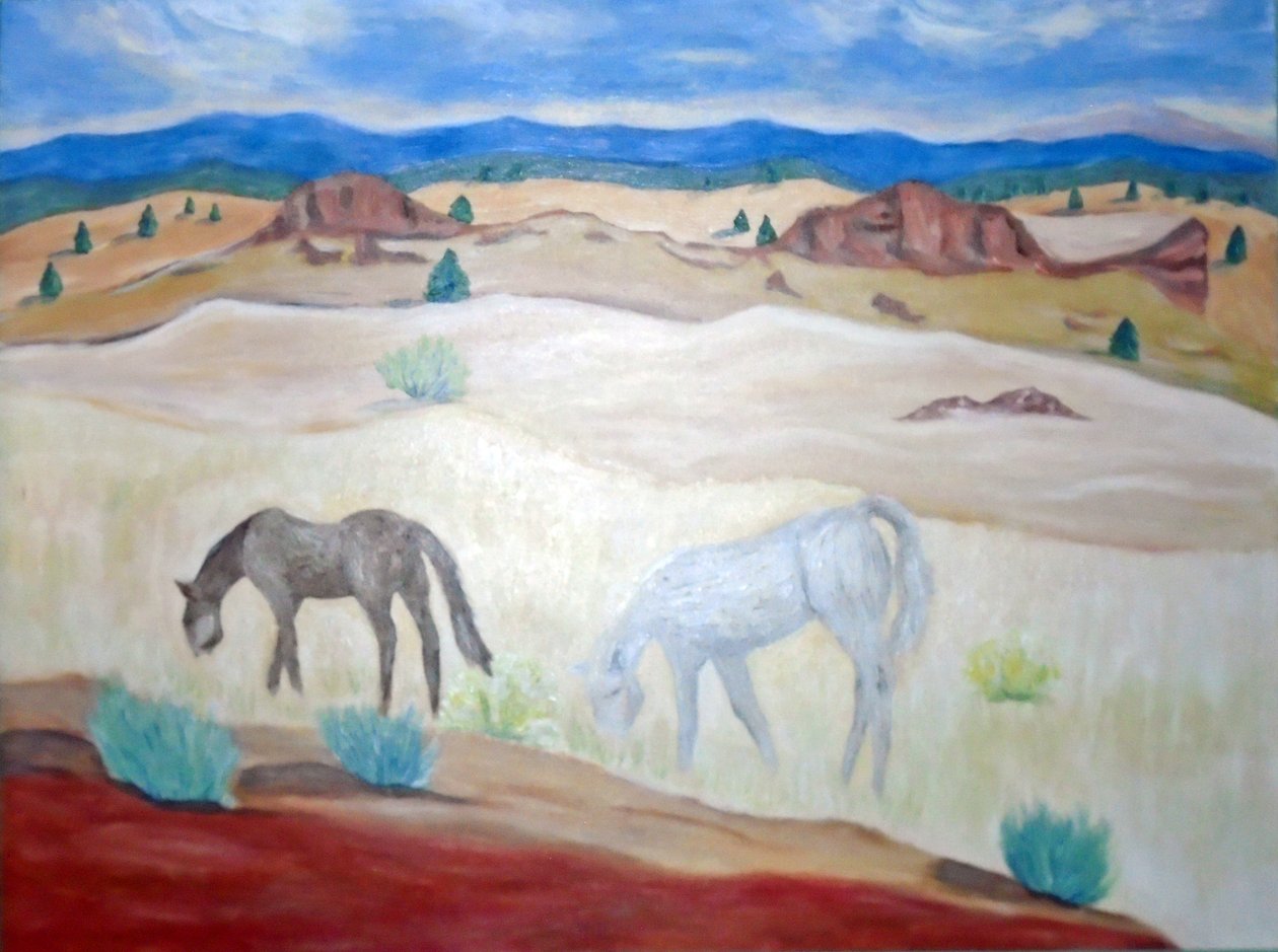 Wild Horses Warm Springs, 2011 by Deborah Eve Alastra