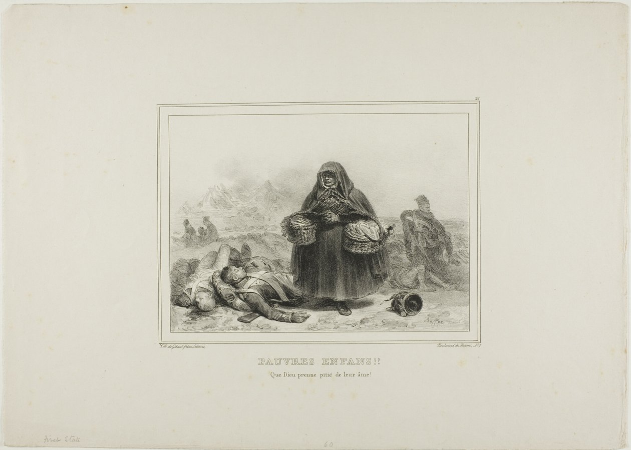 Poor Children!! May God Take Pity on Their Souls! by Denis Auguste Marie Raffet