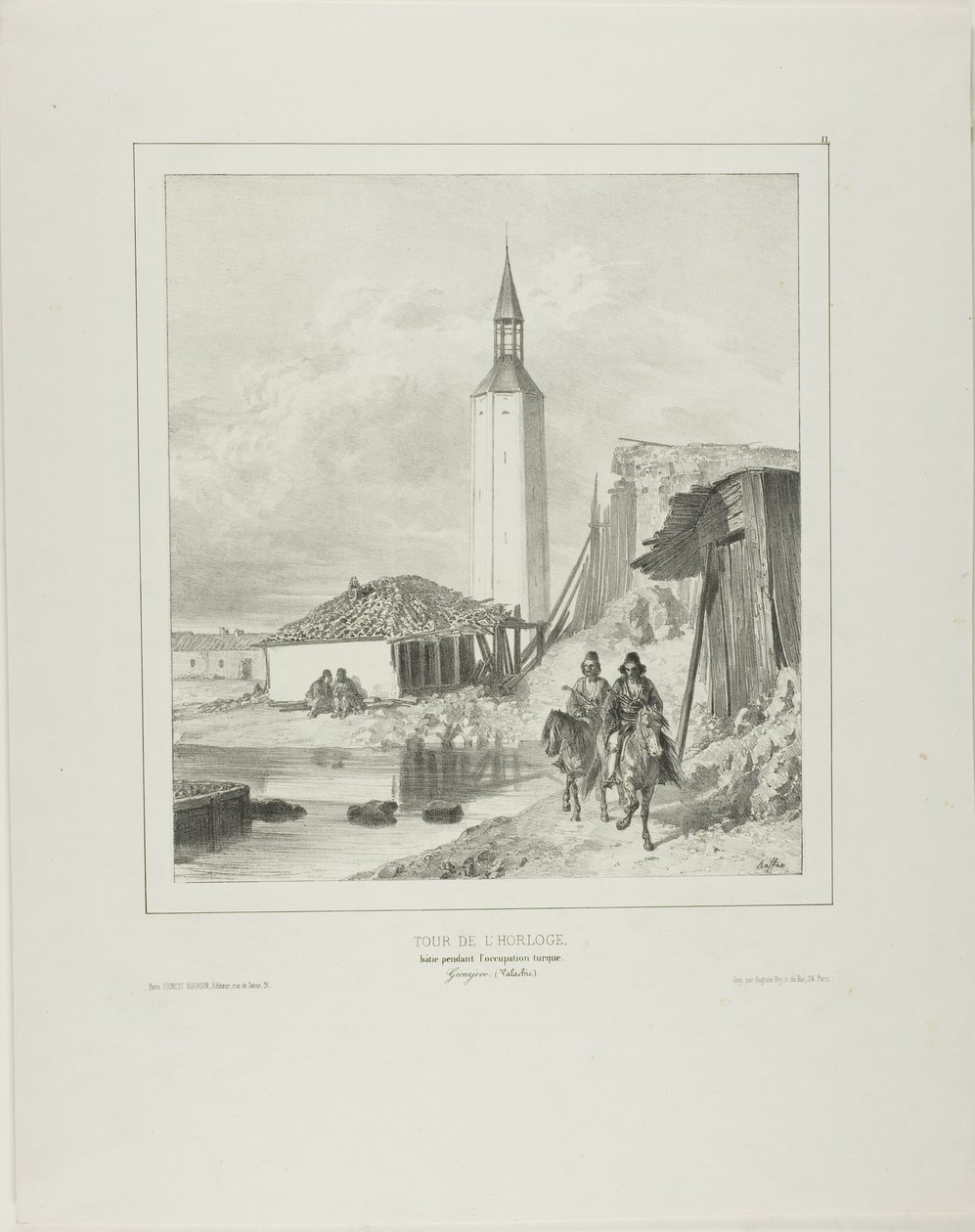 Turn by the Belltower, Framework Pending the Turkish Occupation by Denis Auguste Marie Raffet