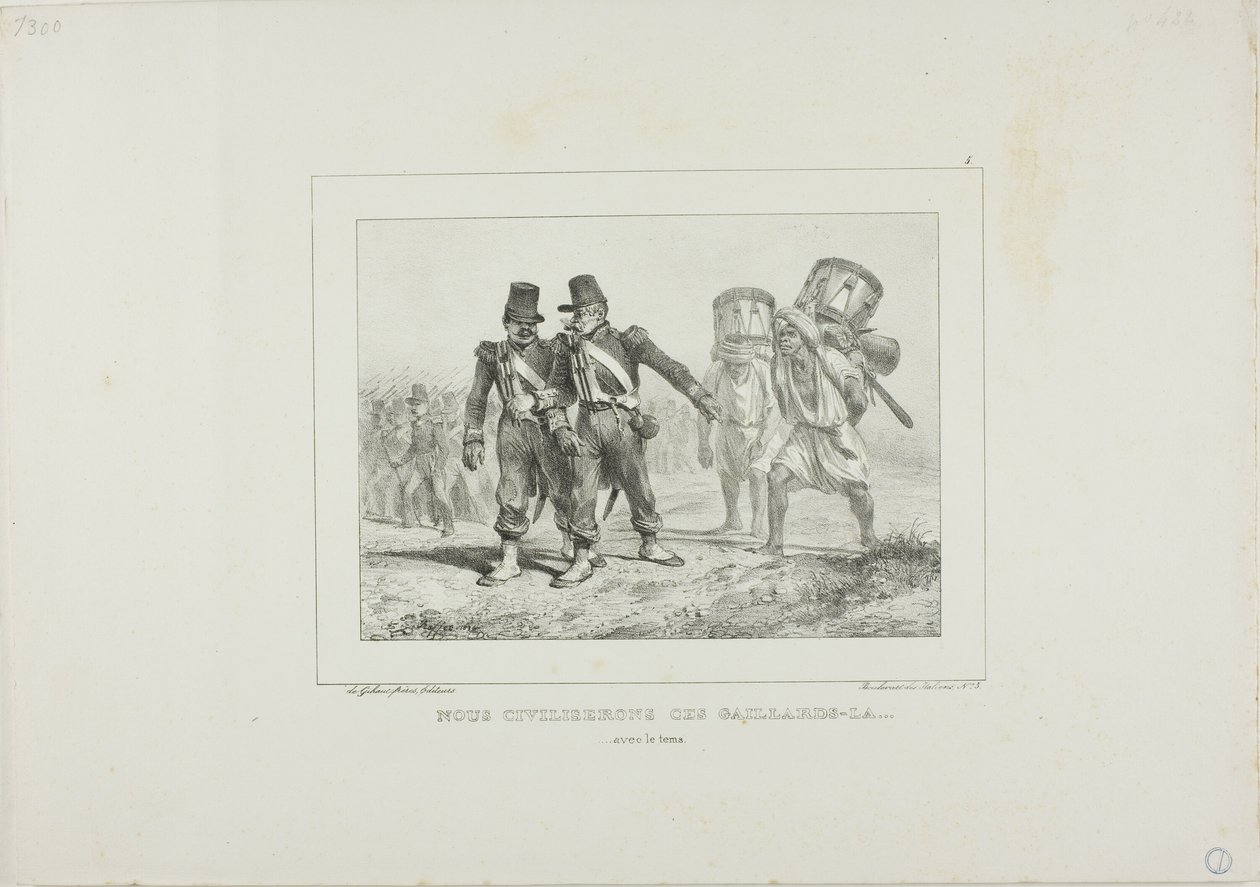 We Will Civilize Those Fellows... with Time by Denis-Auguste-Marie Raffet