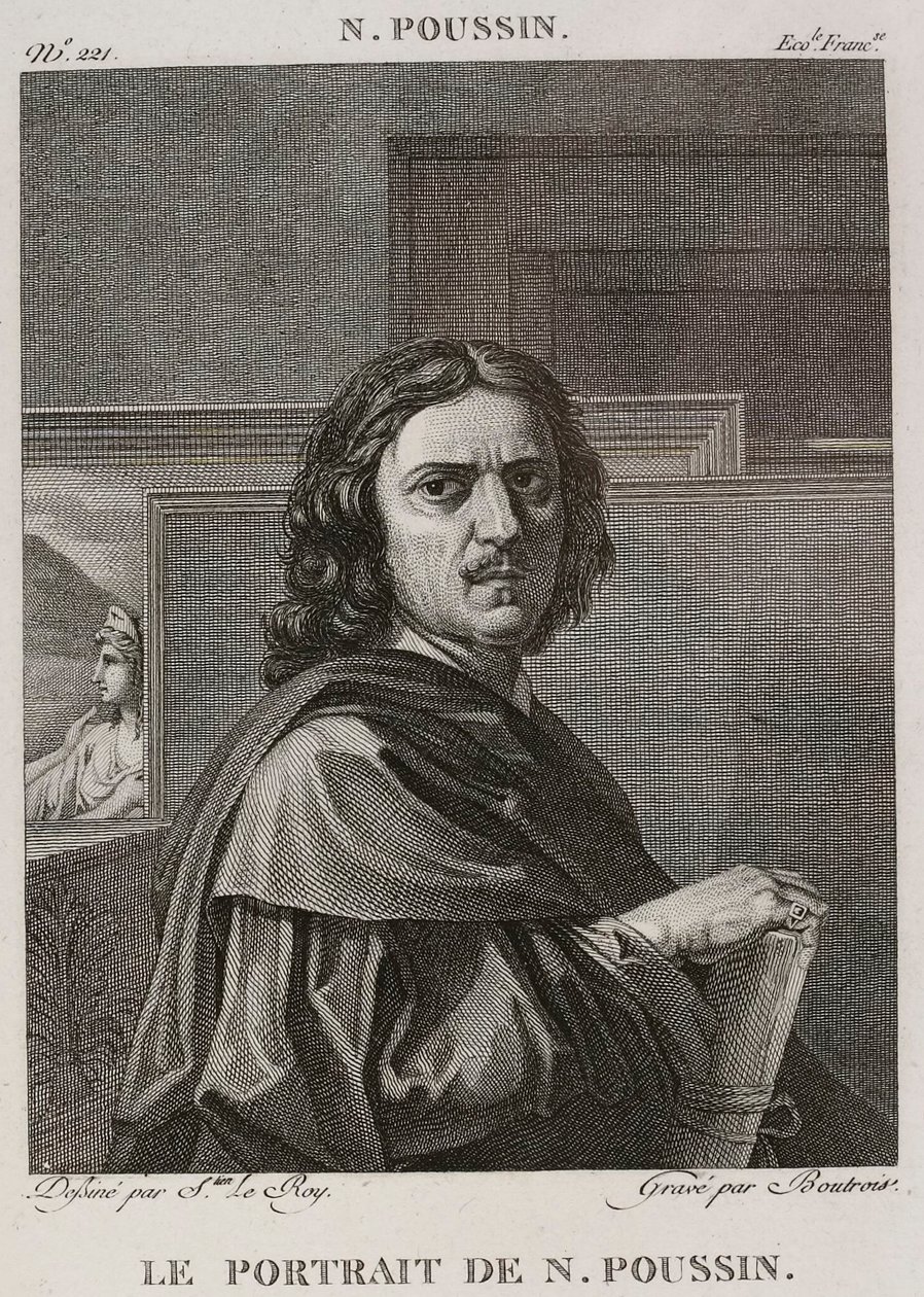 The Portrait of Nicolas Poussin, after Nicolas Poussin - 1802-1815 by Denis Sebastien Leroy