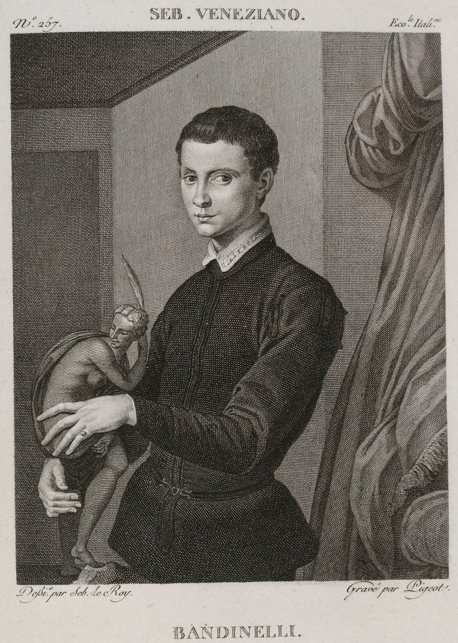 Bandinelli, formerly attributed to Sebastiano del Piombo, now attributed to Bronzino - 1802-1815 by Denis Sebastien Leroy